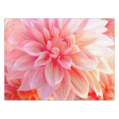 Nappe Fleur de dahlia brune de Pêche (Devant (Horizontal))