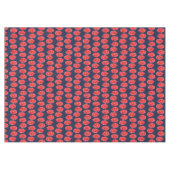 Nappe Fleur de dahlia rose en bleu (Devant (Horizontal))