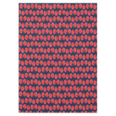 Nappe Fleur de dahlia rose en bleu (Devant)