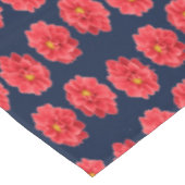 Nappe Fleur de dahlia rose en bleu (Angle)
