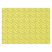 Nappe Fleur de Fleur sauvage de tulipe verte jaune (Devant (Horizontal))