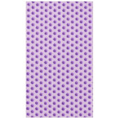 Nappe Fleur de géranium violet Motif sans couture sur (Devant)