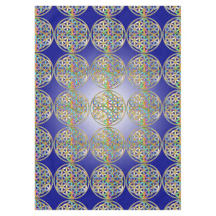 Nappe Fleur de la vie / Blume des Lebens - brillance col