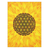 Nappe Fleur de la vie - tournesol #1 (Devant)