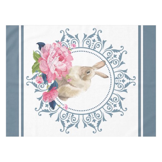 Nappe Fleur de lapin de Pâques (Devant (Horizontal))