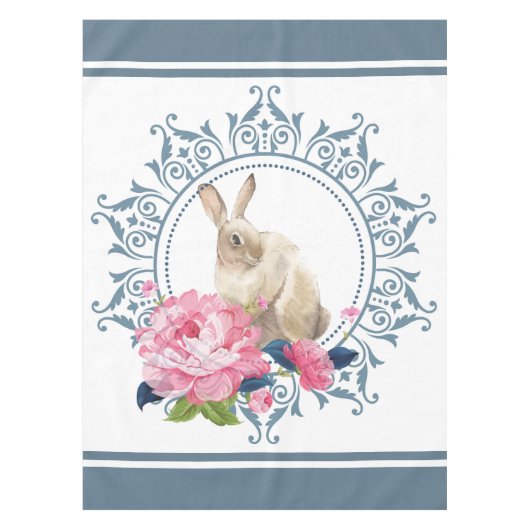 Nappe Fleur de lapin de Pâques (Devant)