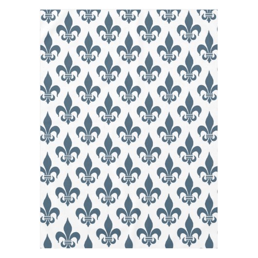 Nappe Fleur-De-Lis : Bleu marine (Devant)