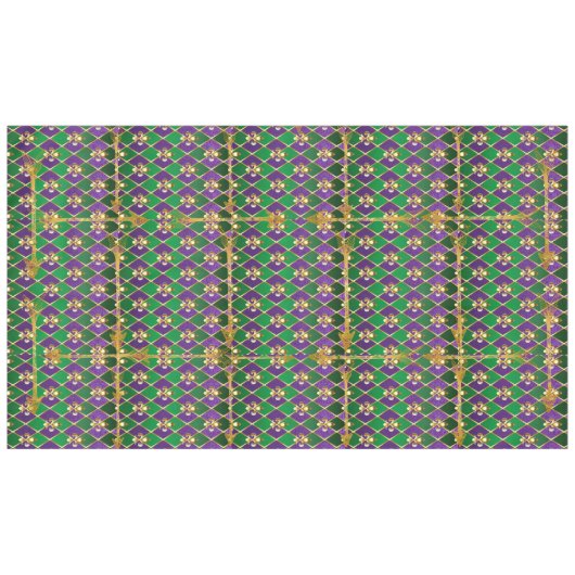 Nappe Fleur de Lis, Flèches, Mardi Gras (Devant (Horizontal))