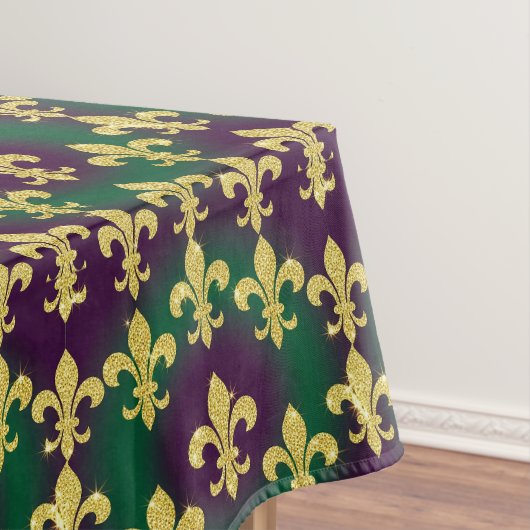 Nappe Fleur De Lis Mardi Gras (In Situ)