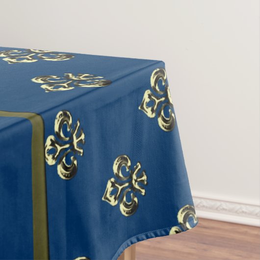 Nappe Fleur de lis métallique (or) (In Situ)