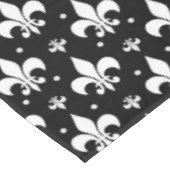 Nappe Fleur de lis noir design Motif (Angle)