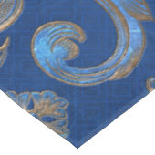 Nappe Fleur de lis ornement de luxe - marbre bleu (Angle)
