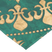 Nappe Fleur de lis ornement Emerald Green (Angle)
