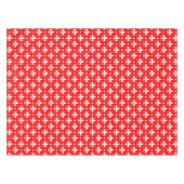 Nappe Fleur de lis rouge Motif (Devant (Horizontal))
