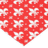 Nappe Fleur de lis rouge Motif (Angle)
