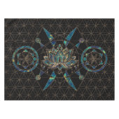 Nappe Fleur de lotus - Géométrie sacrée (Devant (Horizontal))