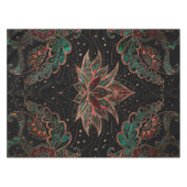 Nappe Fleur de Lotus - Marbre rouge et Malachite (Devant (Horizontal))