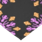 Nappe Fleur de néon rose et orange (Angle)