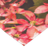 Nappe Fleur de Noël rouge Poinsettia (Angle)