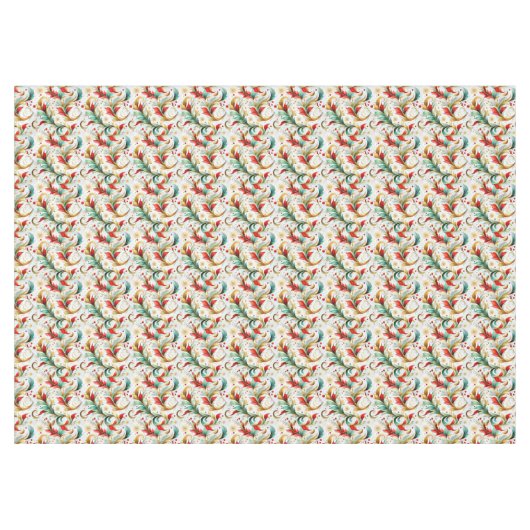 Nappe Fleur de Noël torride (Devant (Horizontal))