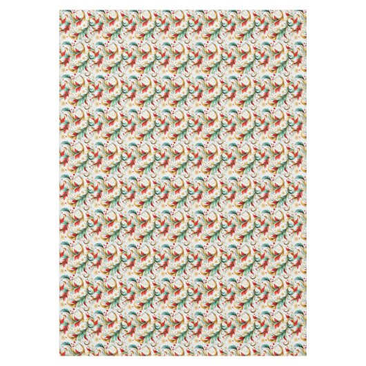 Nappe Fleur de Noël torride (Devant)