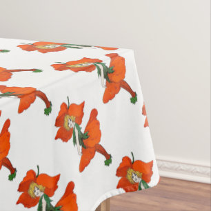 Nappe Fleur de pavot Vintage Fleur mignonne Enfant Fille