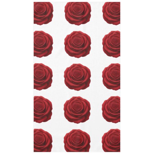 Nappe - Fleur de Rose Rouge (Devant)