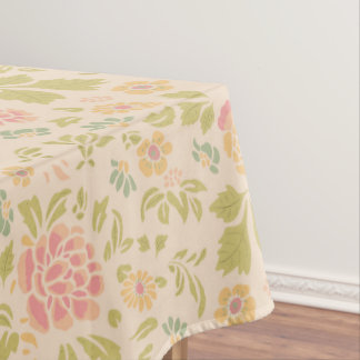 Nappe Fleur de sauge et rose vintage