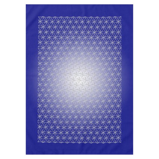 Nappe Fleur de vie / Blume des Lebens - argent motif (Devant)