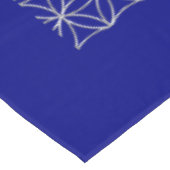 Nappe Fleur de vie / Blume des Lebens - argent motif (Angle)