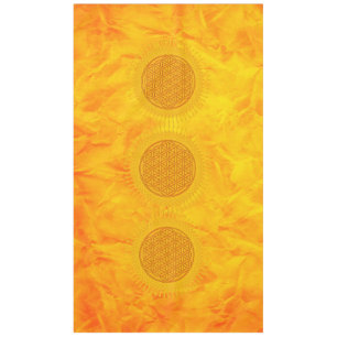 Nappe Fleur de vie / Blume des Lebens - ensoleillé