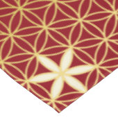 Nappe Fleur De Vie - motif sans soudure - doré (Angle)