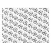 Nappe Fleur de vigne noire (Devant (Horizontal))