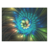 Nappe Fleur d'Imaginaire lumineux, Fractale Abstraite co (Devant (Horizontal))