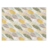 Nappe Fleur élégante et brosse Abstraite sans couture (Devant (Horizontal))