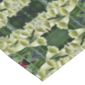Nappe Fleur Foxglove crémeuse Motif Abstrait (Angle)