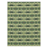 Nappe Fleur Foxglove crémeuse Motif Abstrait (Devant)