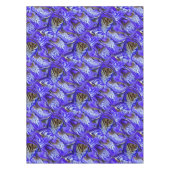 Nappe Fleur Iris Violet / Esthétique / Carrelé / (Devant)