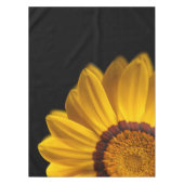 Nappe Fleur jaune sur arrière - plan noir (Devant)