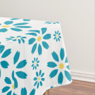 Nappe Fleur marguerite contemporaine moderne Initiale