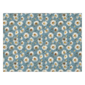 Nappe Fleur marguerite en bleu incomparable (Devant (Horizontal))