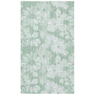 Nappe Fleur marguerite Velvety Mint Green