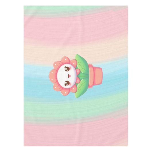 Nappe Fleur mignonne, capricieuse en pot (Devant)