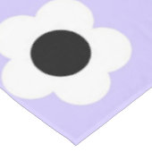 Nappe Fleur noire et blanche mignonne avec Arrière - pla (Angle)