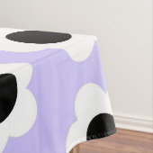 Nappe Fleur noire et blanche mignonne avec Arrière - pla (In Situ)