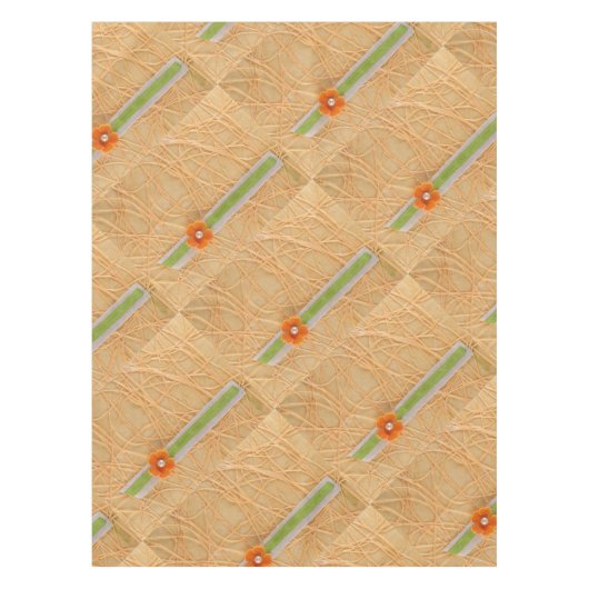 Nappe Fleur orange et base (Devant)