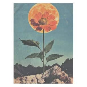 Nappe Fleur orange Lune - Charme Boho Vintage (2)