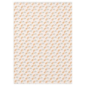 Nappe Fleur Pastel Accent Bohème Marron 70s (Devant)
