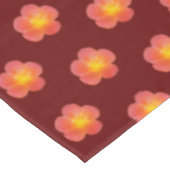 Nappe Fleur Rose de mousse rouge Motif sans couture sur (Angle)