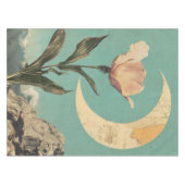 Nappe Fleur rose et lune de croissant (Devant (Horizontal))